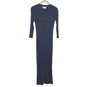Just Female Striped Nine Maxi Dress, XS